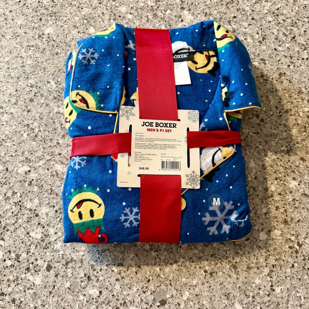 NWT l Joe Boxer l Men’s Blue Pajama Holiday Set l Size: M